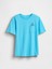 Erkek Çocuk Mavi Cepli Grafik T-Shirt 3