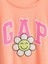 Kız Çocuk Turuncu Grafik T-Shirt 2