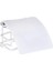 Classic Plus Tuvalet Kağıdı Tutucu – Beyaz Kaplamalı, Kapaklı, Duvar Montajlı, Paslanmaz Çelik – 14 x 9 x 14 cm 2