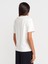 31763 Bisiklet Yaka T-Shirt-Ekru 2