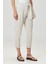 Belted Keten Pantolon Naturel / Çizgili 3