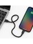 iPhone ile Uyumlu Data ve Şarj Kablo, Type-C To Lightning Kablo, 29 cm Uzunluk, USB C To Lightning ile Uyumlu Kablosu ZR51 2