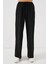 Yüksek Bel Bol Paça Pantolon - Siyah 4