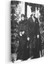 Kalpaklı Atatürk - Tarihi Fotoğraf Kanvas Tablo 3