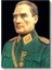 Yeşil Üniformalı Atatürk - Madalyalı Askeri Portre Kanvas Tablo 2