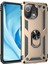 Xiaomi Mi 11 Lite Kılıf Sofya Yüzüklü Silikon Kapak - Gold Bstmy 1