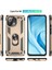 Xiaomi Mi 11 Lite Kılıf Sofya Yüzüklü Silikon Kapak - Gold Bstmy 3