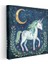 Gece Unicorn - Ay Işığında Sihirli Dostumuz Kanvas Tablo 3