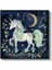 Gece Unicorn - Pastel Renkli Sihirli Dostumuz Kanvas Tablo 2