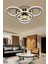Exen Plafonyer Çift Ledli LED Avize 3+1 3