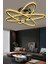 Atom Çift Ledli 3 Kol LED Avize 5