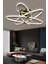 Atom Çift Ledli 3 Kol LED Avize 2