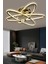 Atom Çift Ledli 3 Kol LED Avize 4