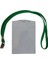 Şeffaf Kart Poşeti 10X14.5 cm ( 5 Adet )+Sarff Kart Askı Ipi Yeşil Metal Klips (5 Adet ) Set 1