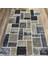 Patchwork Krem Gri Siyah El Dokuma Kilim 1
