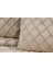 Baklava Model 3 Parça Cappuccino Rengi 1 Yatak Örtüsü (240x250 cm) + 2 yastık kılıfı (50x70) cm 2