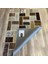 Patchwork Kahve Kutulu El Dokuma Kilim 4