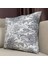 Yüksek Kaliteli Desenli Jakarlı Dokuma Kumaş 45 x 43 cm (İçi Dolu) Gri Ağırlıklı 5
