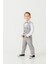 Erkek Çocuk Yelekli Slim Fit Takım Elbise – 4 Parça (Yelek, Pantolon, Gömlek, Papyon) TE.7026 1