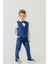 Erkek Çocuk Yelekli Slim Fit Takım Elbise – 4 Parça (Yelek, Pantolon, Gömlek, Papyon) TE.7026 4