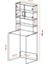 Kenzlife Membran Çamaşır Makinesi Dolabı Hayzum Trkbyz Çerçeve 180*66*55 Mebran Kapak Mdf Gövde 4