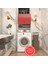 Kenzlife Membran Çamaşır Makinesi Dolabı Hayzum Krmbyz Çitçit 180*66*55 Mebran Kapak Suntalam Gövde 1