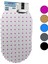 Oval - Eko Pvc +Vantuz Desen - Şeffaf Renkli 122PCS Vantuz Kaydırmaz Banyo - Küvet Paspas 33X61CM (4887) 1