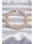Pirinç Vip Seri Gold Renk Zirkon Taşlı Kalp Model Bileklik - TJ-BB6316 1