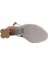 Hakiki Deri Bej Sandalet Topuklu 319 255 4