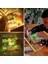 LED Işıklı Kendiliğinden Renkli Fosforlu Kalemli Kare Yazı Panosu 20X20 cm (4887) 4