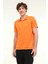 CT461 Sherman Erkek Yakali Tshirt - Turuncu 1