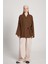 Bellamy Bağlamalı Keten Kimono Kahve 3