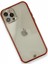 Iphone 12 Pro Kılıf Liva Taşlı Silikon - Kırmızı Bstmy 3