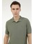 CT953 Yakali Erkek Tshirt - Haki 5