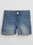Kız Çocuk Mavi Mid Rise Midi Denim Şort 2
