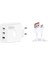 160W 2xtype-C + Usba Quick Charger 5.0 Teknolojili Ev Tipi 3 Çıkışlı 6A 120W Usba To Type-C Kablolu Şarj Aleti 1