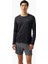 Telly Ls Erkek Siyah Antrenman T-SHIRT.900 1
