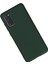 Samsung Galaxy S20 Kılıf Nano Içi Kadife Silikon - Koyu Yeşil Bstmy 2