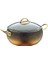 3341 - 2 Parça Biogranit 26x7 Cm - 2,8 Litre, Karnıyarık - Pilav Tenceresi Gold Renk, Gold Detay 2