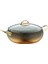 3341 - 2 Parça Biogranit 26x7 Cm - 2,8 Litre, Karnıyarık - Pilav Tenceresi Gold Renk, Gold Detay 3