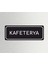 Kafeterya - Ofis Departman Kapı Isimliği, Yönlendirme Levhası 24X9 cm 4mm 1