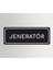 Jeneratör - Ofis Departman Kapı Isimliği, Yönlendirme Levhası 24X9 cm 4mm 2