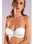 Golshan Gala Balconette Foam Cup Bra, Ekru Konforlu ve Şık Sütyen, Strapless 3