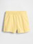 Kız Bebek Sarı Gap Logo Fransız Havlu Kumaşı Pull-On Şort 1