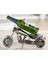 Gılde Şişe Tutucu Motosiklet Metal Gümüş Renkli L.15 cm W.36 cm H.25 cm 2