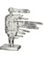 Gılde Heykel Kadın Motifi Alüminyum Gümüş Renkli L.10 cm W.27 cm H.27 cm 1