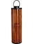 Gılde Fener Silindirik Ahşap Kahverengi Siyah Büyük Boy H.82 cm D.24 cm 1