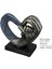 Gılde Kalp Heykel El Motifi Sentetik Reçine Gri Bronz Renkli L.7 cm W.16 cm H.14 cm 2