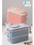 1200 ml Iki Kat Dört Bölme Paslanmaz Çelik Lunch Box Yeni Nesil Sefer Tası-Sos Kaseli MODEL-FFLBOX8023 2