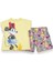 Minie Mouse Kız Bebek T-Şhirt. Şort Takım . Renkli Lacost Kumaş Şortlu Takım. 1